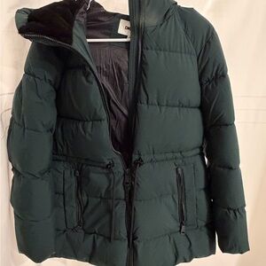 Dark Green Puffer Jacket